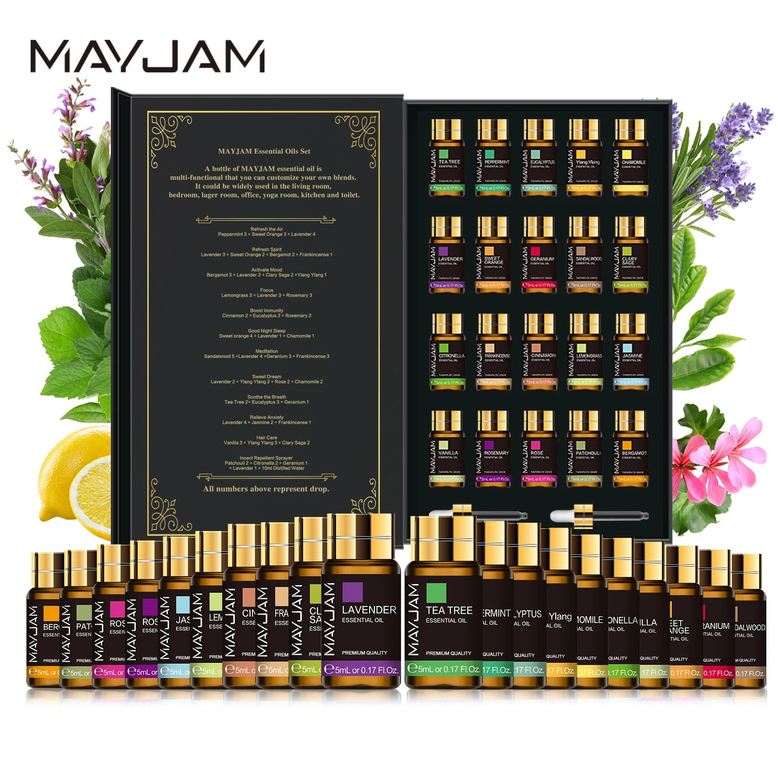 MAYJAM Essential Oils Starter Kit